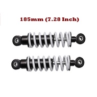 2pcs 185mm Rear Suspension Shock  Absorber 400lbs For 49cc 47cc Dirt Pit Bike ATV Quad Buggy 4 Wheel