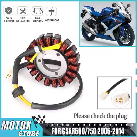 Magneto Generator Stator Coil fit For Suzuki GSXR600 GSXR750 K6 K7 K8 K9 K11 2006-14 GSXR 600 750 20