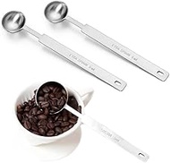 2 Pack Teaspoons Measuring Spoons - 5 Gram Stainless Steel Scoop - 1 tsp (5 mL, 5 cc, 1/6 oz, 1/3 tb