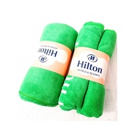 UK TUALA MANDI HILTON BATH TOWEL HOTEL DAN RESORT PREMIUM MICROFIBER (140x70CM)