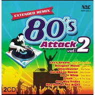 Extended Remix 80's Attack Vol.2 2CD Original Artist 80's Disco Dance Hits