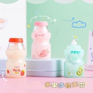 (PO008) 1PCS Yakult Yogurt drink correction tape set | Tip Ex cute small drink shape pen eraser/