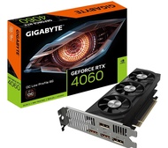 Gigabyte GeForce RTX 4060 OC Low Profile 8G Graphics Card 3X WINDFORCE Fans 8GB 128-bit GDDR6 GV-N40