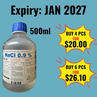 B.Braun Sodium Chloride 0.9% Irrigation Solution 500ml NaCL 0.9%