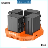 SmallRig NP-F970 4-Channel Camera Battery Charger & 4-Battery Kit (4837,4834)NP-F Battery