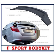 PERODUA BEZZA 2016 2017 2018 2019 2020 2021 DRIVE 68 DUCKTAIL FIBER FIBRE REAR TRUNK BOOT BONNET WING SPOILER