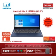 Lenovo IdeaPad Slim 3 15AMN8 82XQ00MQMJ / 82XQ00MPMJ  Notebook (15.6" FHD IPS/R-7320U/8GB/512GB SSD/