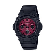 [Luxolite] Casio G-Shock AWR-M100SAR-1ADR Special Red Digital Analog Dial Black Resin Watch AWR-M100SAR-1A