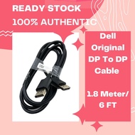 [P06] Dell Original DisplayPort to DisplayPort Cable (DP to DP) – High Quality 1.8M / 6FT