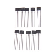 Newsmallbrains 10pcs AH3144E OH3144 3144 Hall Effect Sensor Magnetic Detector NSB
