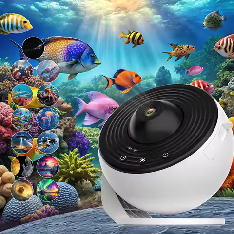 Galaxy Projector Planetarium Star Projector 12 HD Galaxy Discs Space Series & Ocean Galaxy Light Pro