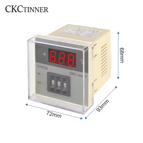 XMTD-2001 PID Digital Display Temperature Controller 0-399β 0-999β K E PT100 Thermocouple 220AC 75*7