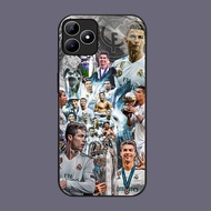 HK-57 FC Ronaldo Glass KACA Casing for OPPO Realme Narzo 50A A3i C53 6 C35 A3X N53 GT A40 C31 5GPrim