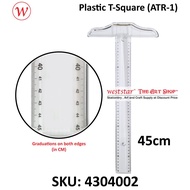 [WETAS] Plastic T-Square Plastic T Square / T ruler / Pembaris T (ATR-1 / ATR-2) 45cm or 60cm