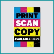 ◪ ⊕  Print Scan Xerox Copy Tarpaulin Signage