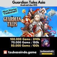 Guardian Tales Akun Starter Timbunan