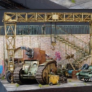 [JISADER] 1/35 Building Model Kit Architecture Model DIY Scene Layout Micro Landscape