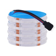 5V 12V 24V Flexible RGB COB LED Strip Light RA90 576LEDs/m 4Pin Connector 8mm 10mm PCB High Bright C