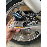 Caliper set rear bracket ninja r ss rr krr zx rear disc standard disc 220 mm 220mm dis brake disc cn