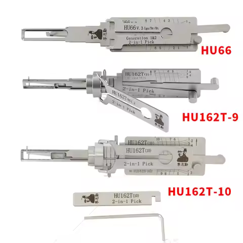 LISHI 2IN1 HU66 HU162T-9 HU162T-10 SS002 For VW Audi Skoda Lishi pick tool locksmiths tool