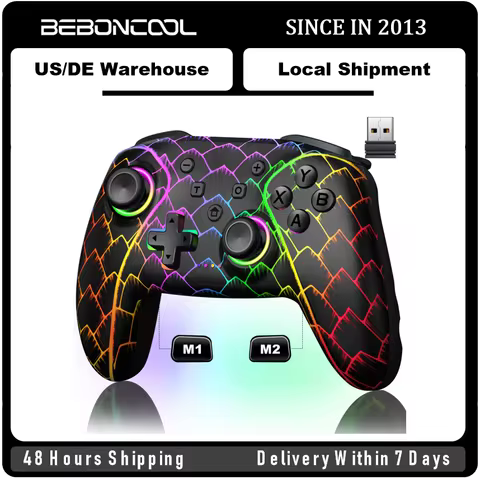 NC301 Hall Rocker Gamepad For Nintendo Switch/OLED/Lite/Android/IOS/ PC Steam Hall linear trigger Sw