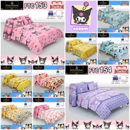 Fountain Fitted Bedsheet Set (Not Include Comforter) Kuromi/Zoom Tsum FTC010-FTC154