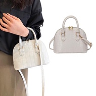 HSV Alligator Print Underarm Bag Versatile Tote Bag Solid Color Trendy Bag Handbag