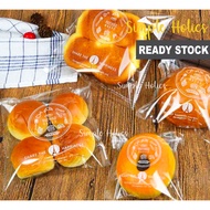 Bread Bun Transparent Packaging/ Self-Adhesive Toast Bag / Mini Food Packaging / Cookies Plastic Bag