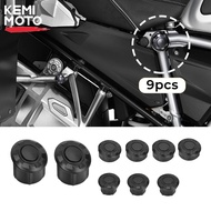 For BMW R1200GS R1250GS LC R1250 GS Adventure adv R 1200 GS 1200GS Frame Hole Cover Caps Plug Decora