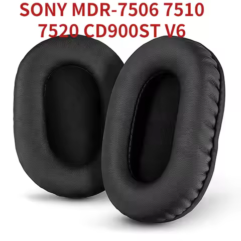 Earphone Sleeve Headset For SONY MDR-7506 7510 7520 CD900ST V6 Headphone Ear Pads Soft Memory Foam F