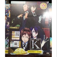 JAPANESE ANIME DVD : K VOL. 1-13 END + K MISSING KINGS VOL. 1-13END + K MISSING KINGS THE MOVIE