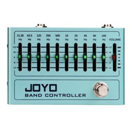 JOYO R-12 BAND CONTROLLER EQ Pedal 10 Band Equalizer Effect Pedal for Electric Guitar & Bass Includi