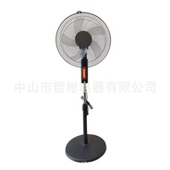 Factory Big Silent Wind Power Shaking Head Direct Sales Zhongshan Fan Fan Factory Electric Fan Verti