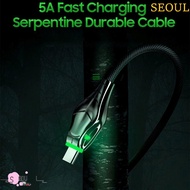 SEOUL USB Type C Cable Charger Wire Phone Accessories Fast Charging Wire 0.5/1/2/3M Charger Cord 3A/
