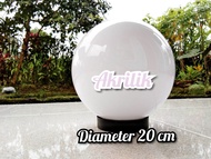 lampu taman 8in meval Lampu taman pilar pagar bulat Outdoor