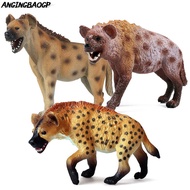 ANGINGBAOGP Spotted Hyena Model Science &  Educational Toy Kids Cognition Simulation Wild Animals