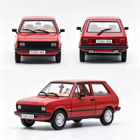 IXO 1/43 Scale 1986 Zastava Yugo 45A Alloy Car Model Adult Classic Vehicle Collection Toys Vintage S