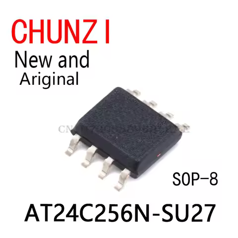 10PCS New and Original SMD SOP-8 AT24C256 AT24C256N-10SU-2.7 AT24C256N 24C256 AT24C256C AT24C256N-SU