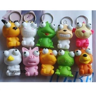 ``` EYE-SPRING CARTOON KEYCHAIN - Funny, Funny, Unique Squeeze Keychain```