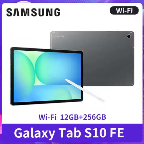 2025 New SAMSUNG Galaxy Tab S10 FE Thin Tablet 10.9 inch LCD Screen 90Hz With S Pen 12+256GB WIFI Vi