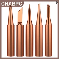 CNABPC 5PC I + B + K + 2.4D + 3C หัวแร้งเหล็กบริสุทธิ์900M หัวแร้งชุดภายใน