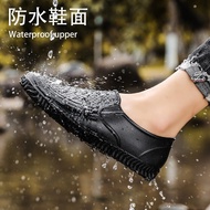 Men's Shoes Summer Kitchen Anti-Slip Oil-Proof Waterproof Chef Work Soft Bottom Sports Casual Shoes Slip-on Safety Shoes