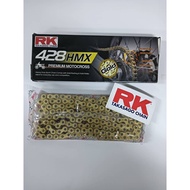 RK CHAIN 428 HMX-140L(FULL GOLD COLOUR)HEAVY DUTY SPORT CHAIN.
