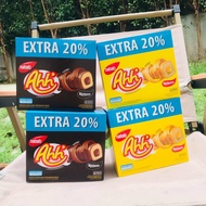 🍩ML ขนม Nabati Ahh' รสชีส และรสช็อกโกแลต เข้มข้นอร่อย เด็กๆ ชอบทาน 1 กล่อง มี 20 ชิ้น พร้อมส่ง