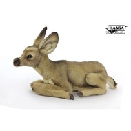 8055 Fawn Laying Deer Doll