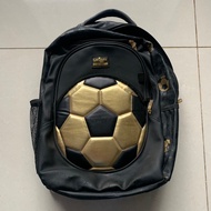 Smiggle Black Gold Soccer Ball Backpack
