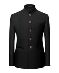 jasko polos pria dewasa hitam black / jas pria bigsize /jumbo/super jumbo