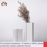 LP-8 ZHY/100%🈵Nordic Creative Marble Living Room Vase Decoration Modern Simple Model Room Dining Table Flower Home Decor