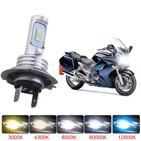 1Pcs Super Bright Motorcycle H7 LED Headlight MOTOR Bulb Lamp 6000K 20000LM For Suzuki GSX1300R Haya