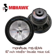 Mohawk Silver 12'' inch Subwoofer Ms-1244 (Double Voice Coil) woofer（1PCS）